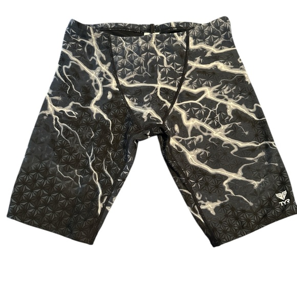 TYR Lightning Pattern Jammer Illume Swim Shorts - Picture 2 of 6
